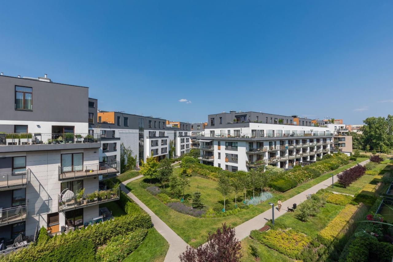 Sarmacka Apartment With Balcony Warsaw Wilanow By Noclegi Renters エクステリア 写真